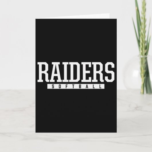 Seneca Valley Raiders Softll Hs  Kaart (Voorkant)
