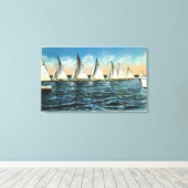 Seneca Yacht Club Canvas Afdruk (Insitu (Houten vloer))