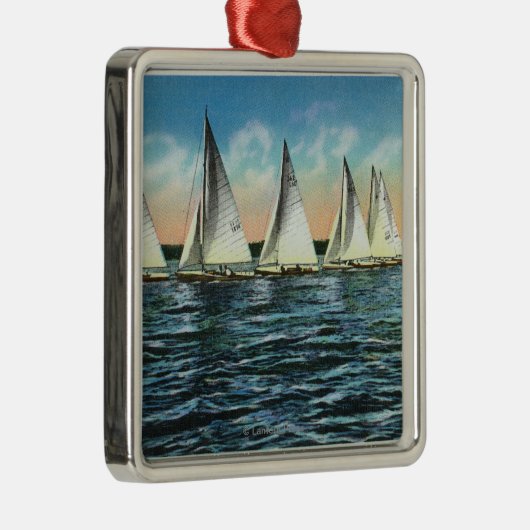 Seneca Yacht Club Metalen Ornament (Rechts)