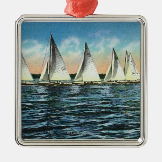 Seneca Yacht Club Metalen Ornament (Voorkant)