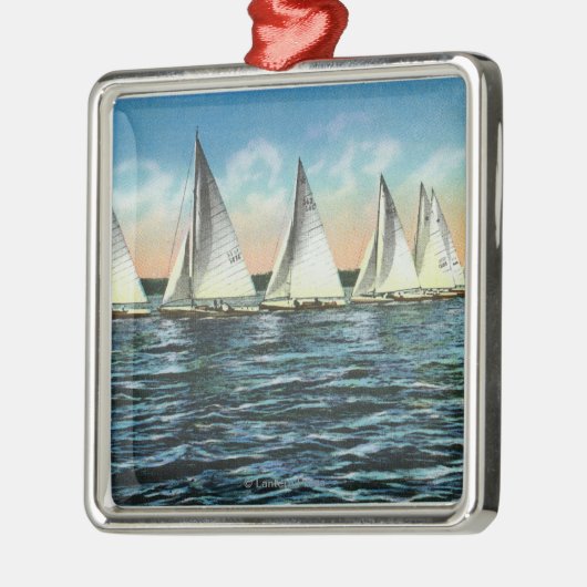 Seneca Yacht Club Metalen Ornament (Links)