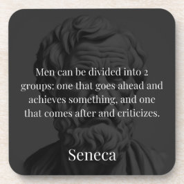 Seneca's Division: De Doers en de Critici Bier Onderzetter