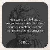 Seneca's Division: De Doers en de Critici Kartonnen Onderzetters (Voorkant)