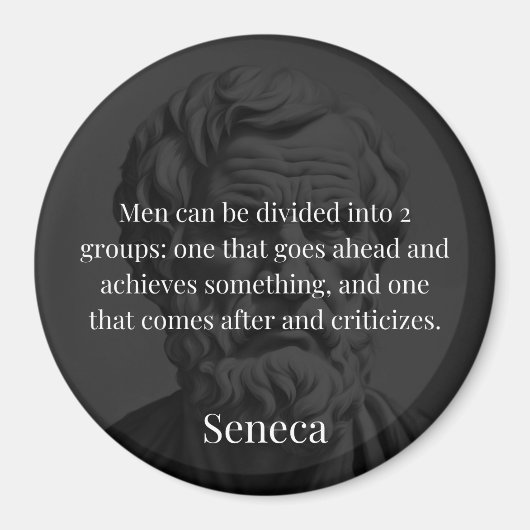 Seneca's Division: De Doers en de Critici Magneet (Voorkant)