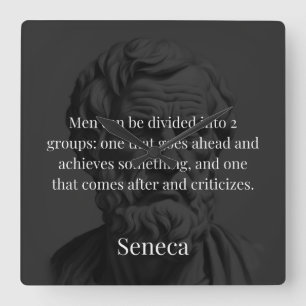 Seneca's Division: De Doers en de Critici Vierkante Klok