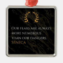 Seneca's Insight: Angsten in vergelijking met echt