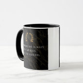 Seneca's Insight: Angsten in vergelijking met echt Mok (Voorkant links)