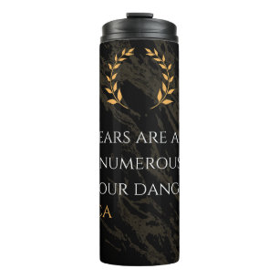 Seneca's Insight: Angsten in vergelijking met echt Thermosbeker