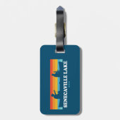 Senecaville Lake Ohio Canoe Bagagelabel (Achterkant verticaal)