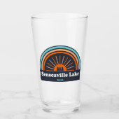 Senecaville Lake Ohio Rainbow Glas (Voorkant)