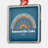 Senecaville Lake Ohio Rainbow Metalen Ornament (Links)
