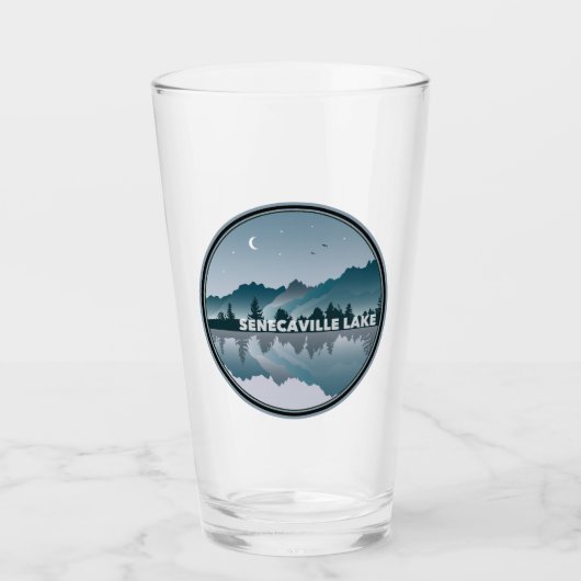 Senecaville Lake Ohio Reflectie Glas (Voorkant)