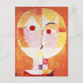 Senecio Abstract Portrait Paul Klee Briefkaart (Voorkant)