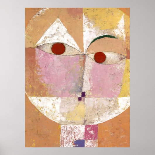 Senecio Baldgreis1922, ingediend door Paul Klee Poster (Voorkant)