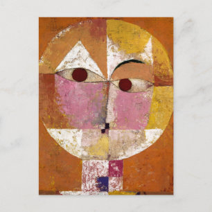 Senecio (Baldgreis) (1922) door Paul Klee Briefkaart