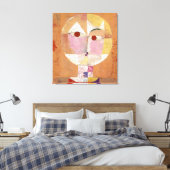 Senecio (Baldgreis) (1922) schilderij van Paul Kle Canvas Afdruk (Insitu (Slaapkamer))