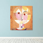 Senecio (Baldgreis) (1922) schilderij van Paul Kle Canvas Afdruk (Insitu (Houten vloer))