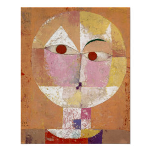 Senecio (Baldgreis) (1922) schilderij van Paul Kle Perfect Poster