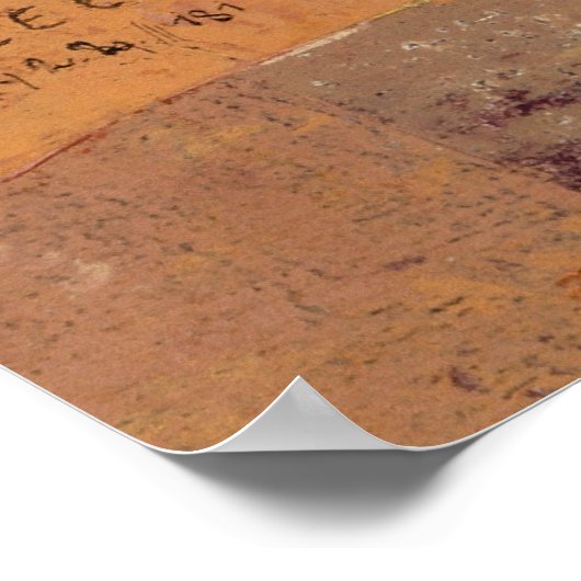 Senecio (Baldgreis) (1922) schilderij van Paul Kle Poster (Hoek)