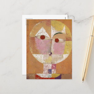 Senecio, binnenkort door Paul Klee geadopteerd Feestdagenkaart