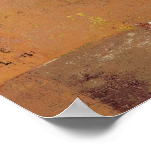 Senecio, binnenkort door Paul Klee geadopteerd Poster (Hoek)