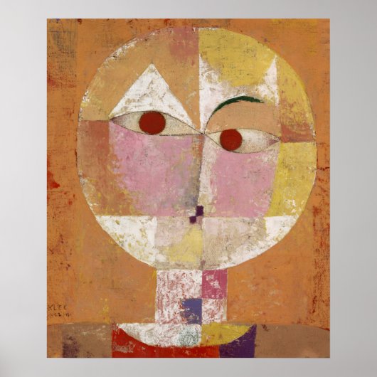 Senecio, binnenkort door Paul Klee geadopteerd Poster (Voorkant)