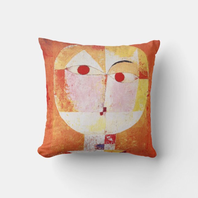 Senecio Cubist Portrait Paul Klee Kussen (Voorkant)