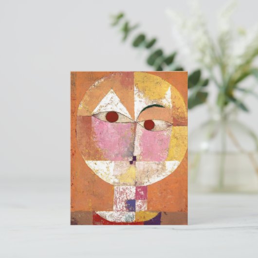 Senecio door Paul Klee Briefkaart (Staand voorkant)