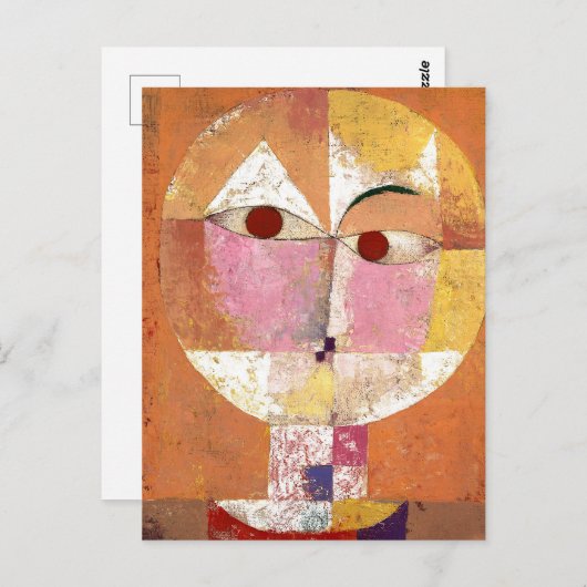 Senecio door Paul Klee Briefkaart (Voorkant / Achterkant)