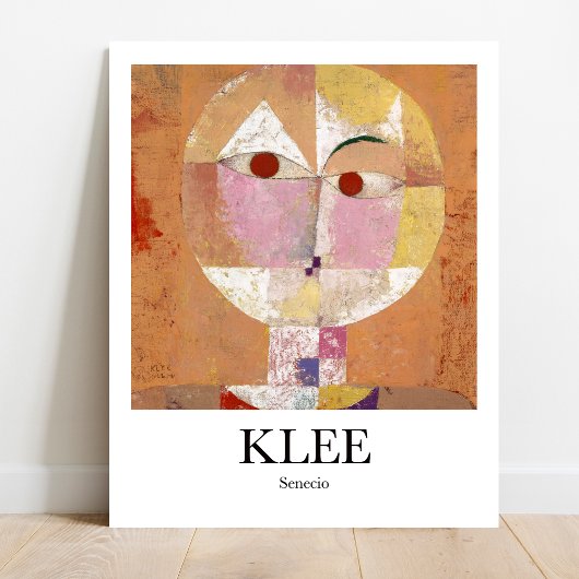 Senecio door Paul Klee Poster