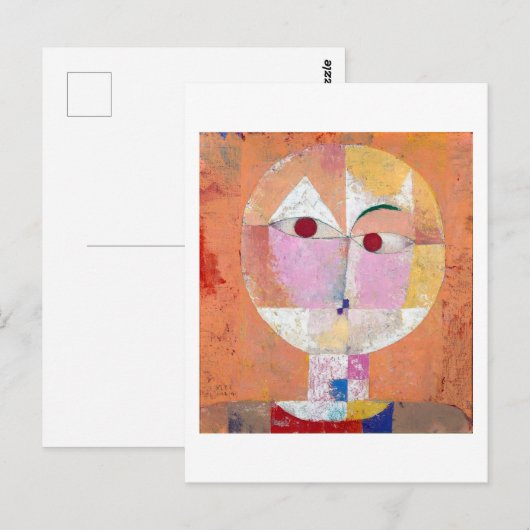 Senecio, Paul Klee Briefkaart (Voorkant / Achterkant)