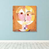 Senecio | Paul Klee | Canvas Afdruk (Insitu (Houten vloer))