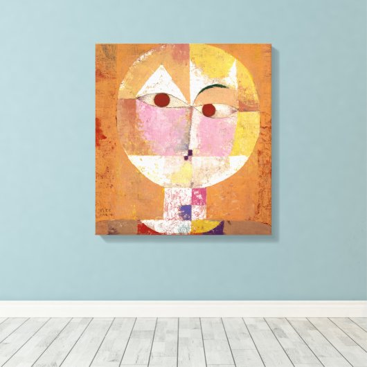 Senecio | Paul Klee | Canvas Afdruk (Insitu (Houten vloer))