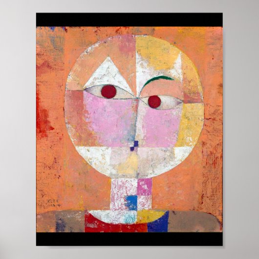 Senecio, Paul Klee Poster (Voorkant)