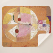 Senecio | Paul Klee | Sherpa Deken (Voorkant (horizontaal))