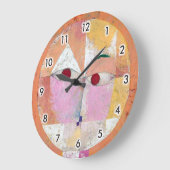 Senecio, Paul Klee Square Wall Clock Grote Klok (Hoek)