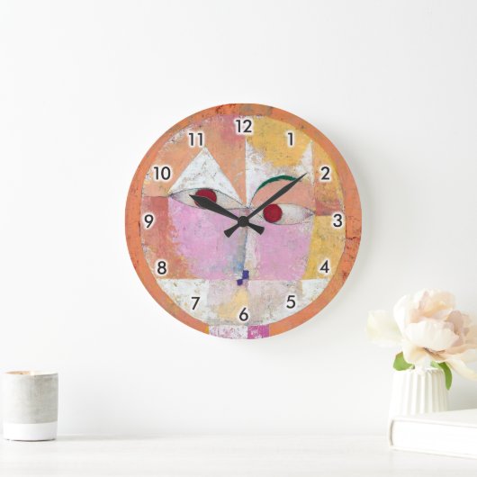 Senecio, Paul Klee Square Wall Clock Grote Klok (Huis)