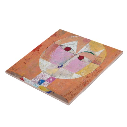 Senecio, Paul Klee Tegeltje (Zijkant)