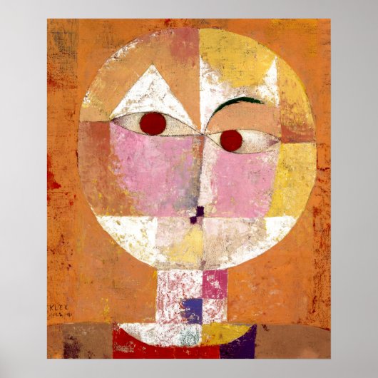 Senecio van Paul Klee Poster (Voorkant)