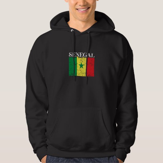 Senegal African Pride and Heritage Hoodie (Voorkant)