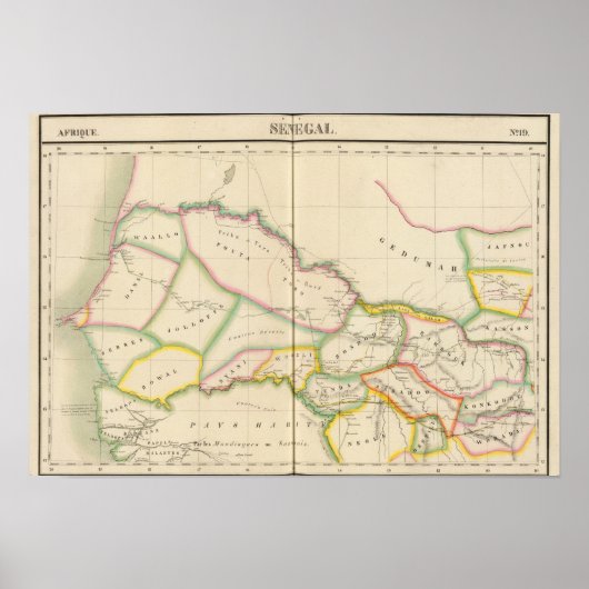 Senegal Afrika Poster (Voorkant)