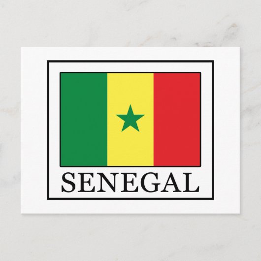 Senegal Briefkaart (Voorkant)