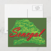 Senegal Briefkaart (Voorkant / Achterkant)