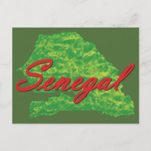 Senegal Briefkaart (Voorkant)