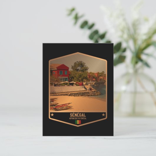 Senegal Briefkaart (Staand voorkant)