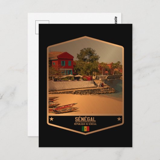 Senegal Briefkaart (Voorkant / Achterkant)