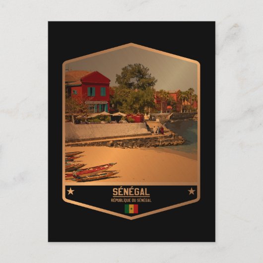Senegal Briefkaart (Voorkant)