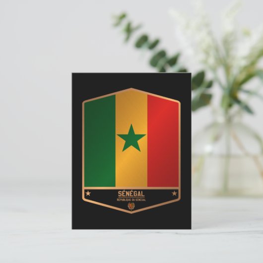 Senegal Briefkaart (Staand voorkant)