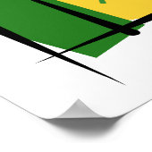 Senegal Brush Flag Poster (Hoek)