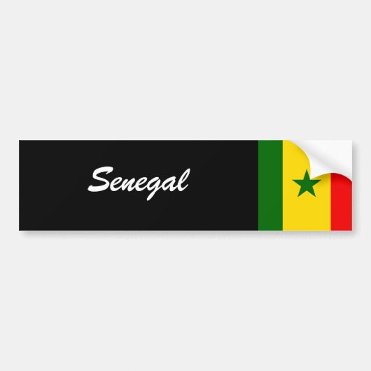 Senegal Bumpersticker (Voorkant)